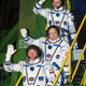 Image for article titled Year in Space For Russian-American Crew Begins With Spectacular Launch